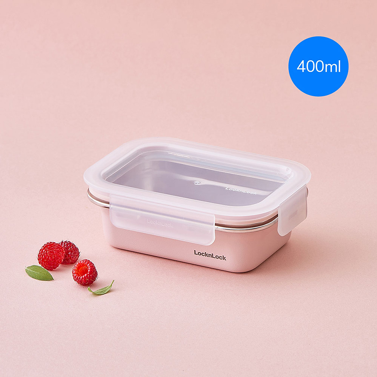 Hộp đựng thực phẩm bằng thép không gỉ LocknLock Color Coated STS Container nhiều dung tích