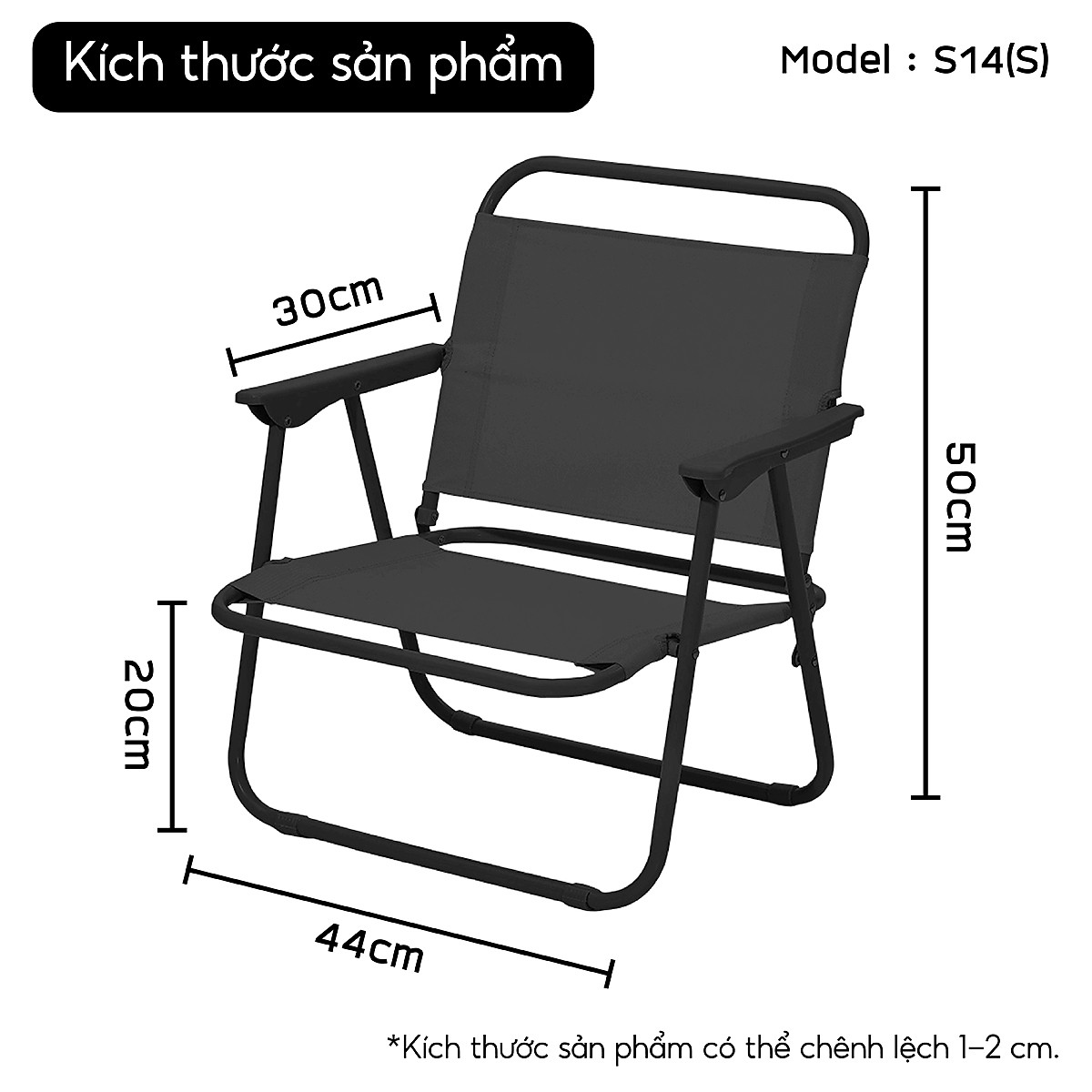 BG Ghế Xếp Gấp Gọn S11, S14 Khung Kim Loại , Dã Ngoại Picnic Câu Cá - Chất Liệu Vải Oxford Dày Dặn Thoáng Khí-Thiết Kế Tựa Lưng Ngồi Thư Giãn