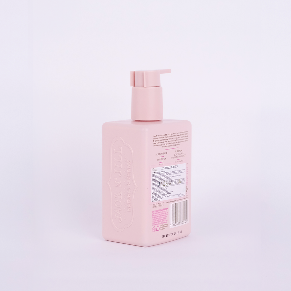Sữa tắm gội tự nhiên cho bé Jack N' Jill - Màu hồng 300ml (Từ 6 tháng)