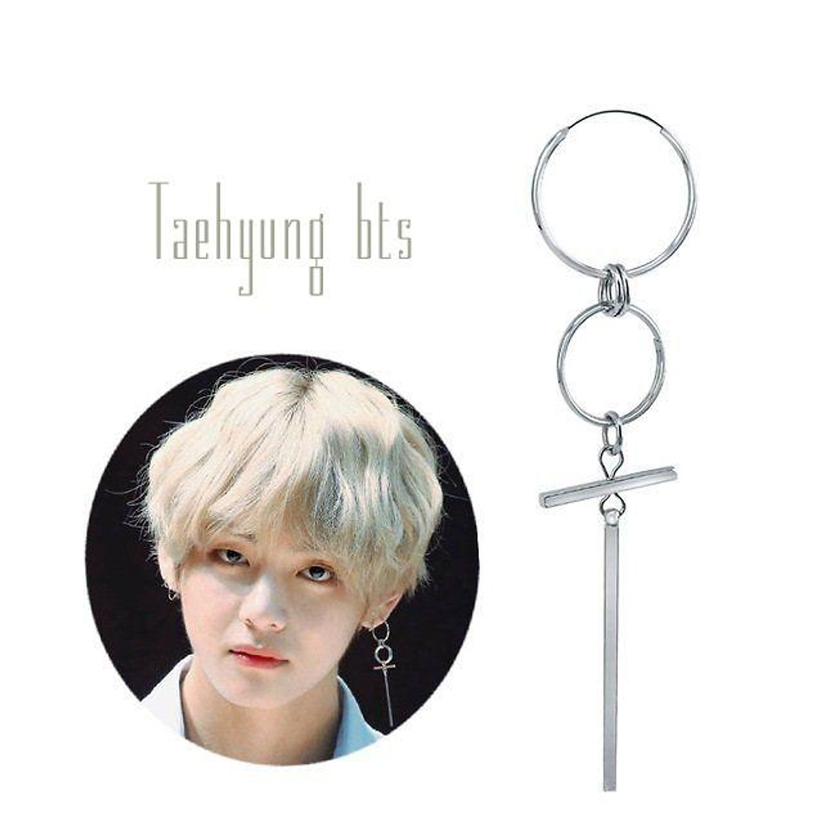 Mua Khuyên V BTS TATA 2 chiếc đeo 2 bên 2019_khuyên tai chữ thập giống BTS V Kim Taehyung _ tai BTS Taehyung mã LZF55 Mua Khuyên V Bts Tata 2 Chiếc Đeo 2 Bên 2019_Khuyên Tai Chữ Thập Giống Bts V Kim Taehyung _ Tai Bts Taehyung Mã Lzf55