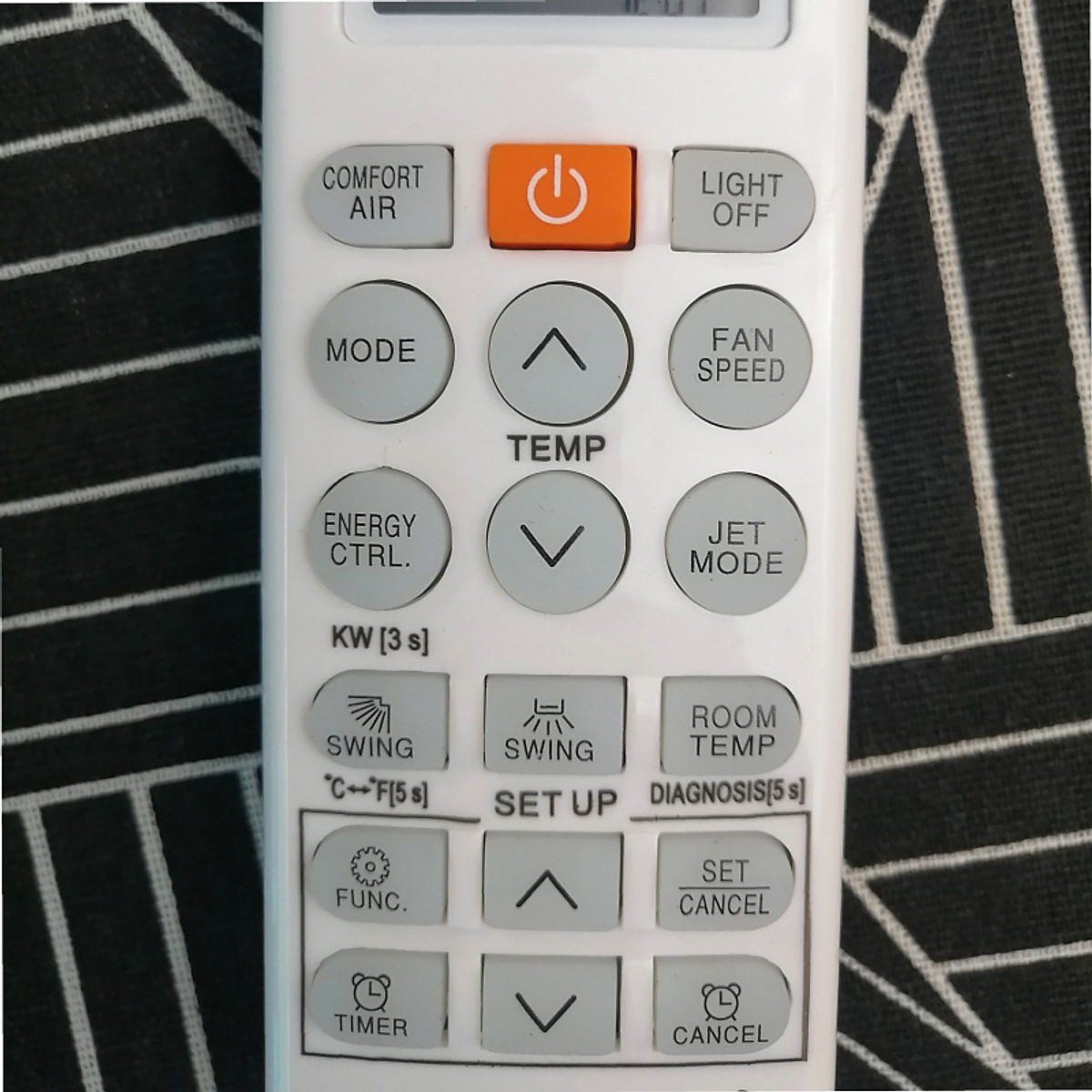 Điều Khiển Điều Hòa LG Inverter 2 Chiều Đời Mới-Remote Máy Lạnh LG 2 Nút Cam
