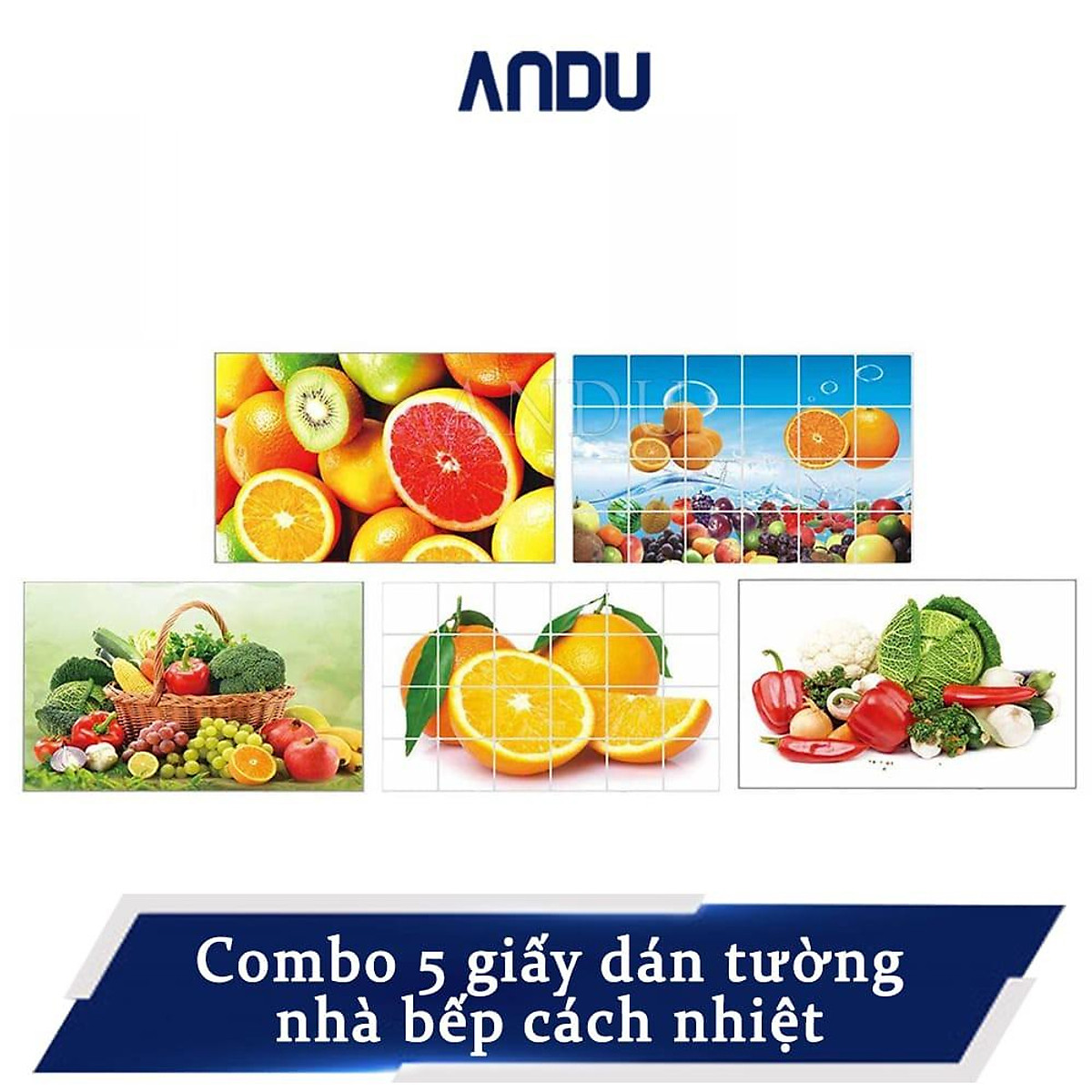 Combo 5 Giấy Dán Tường Cách Nhiệt, Miếng Decal Dán Tường Chống ...