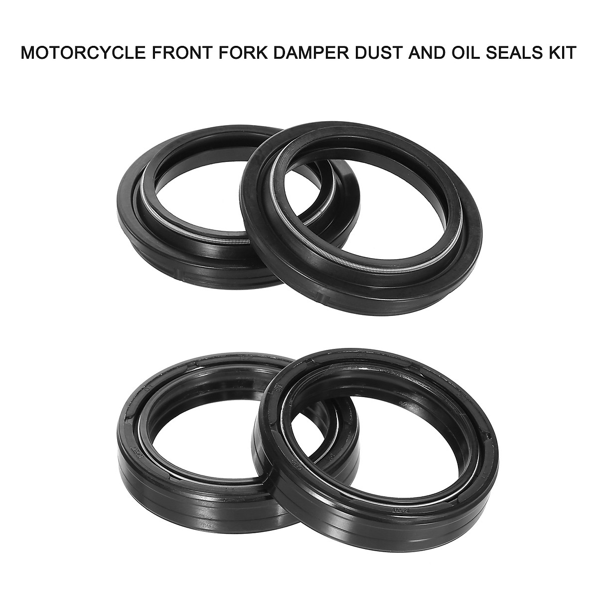 Motorcycle Front Fork Damper Oil Seal and Dust Seal Dust and Oil Seal Cover Oil Dust Seal Front
