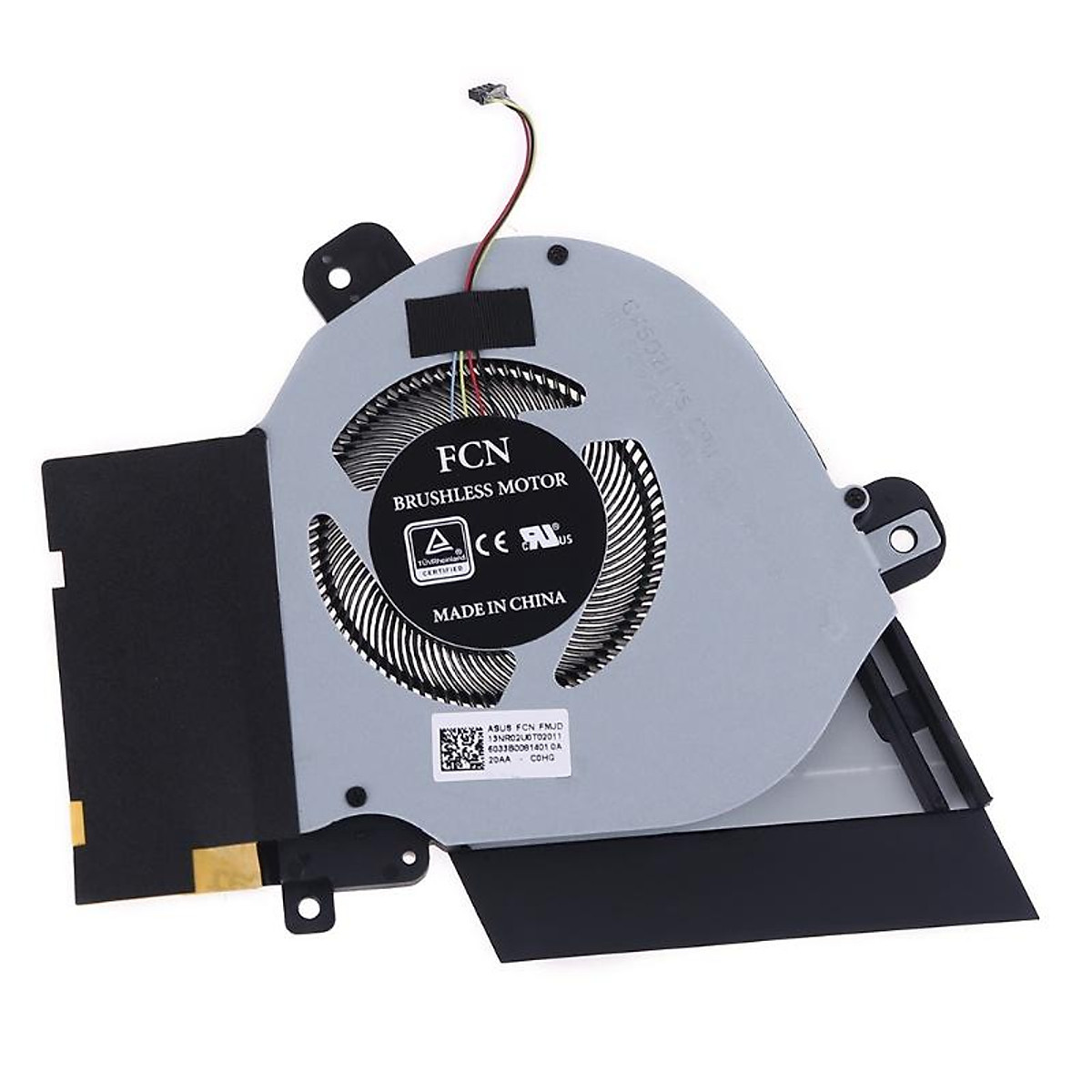 Quạt Tản Nhiệt Laptop Dc12V 1a 4pin Cho Rog Zephyrus S Gx502 Gx502Lws Gu502Lws Gx502Gw 13nr02u0t02011 13nr02u0t03011