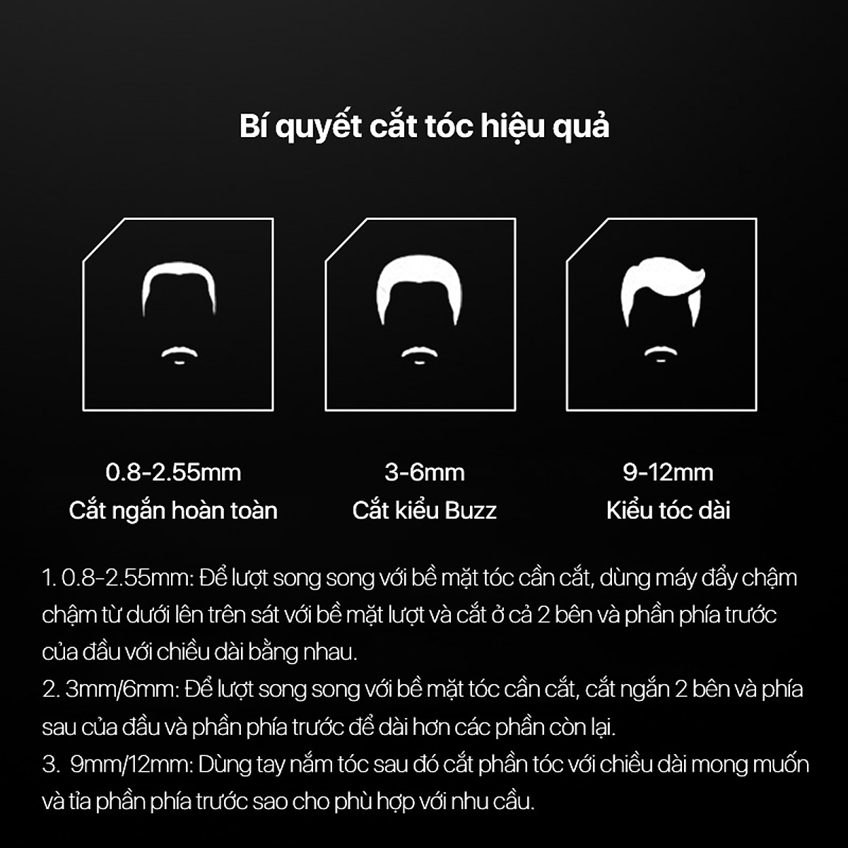 Tông đơ cắt tóc đa chức năng Enchen Beardo2 chất liệu thép không gỉ nhiều cữ linh hoạt - Hàng chính hãng