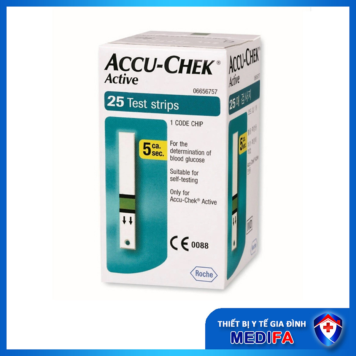 Que Thử Đường Huyết Accu-chek Active 25