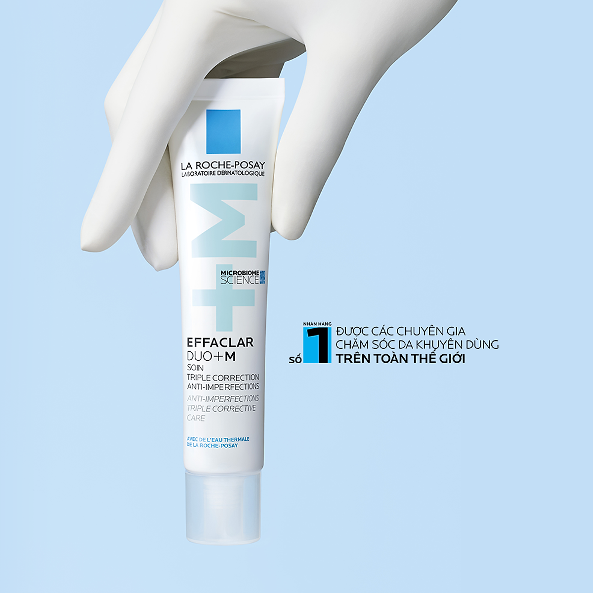 Kem dưỡng giảm mụn nhanh sau 8 giờ La Roche-Posay Effaclar Duo+ M 40ml
