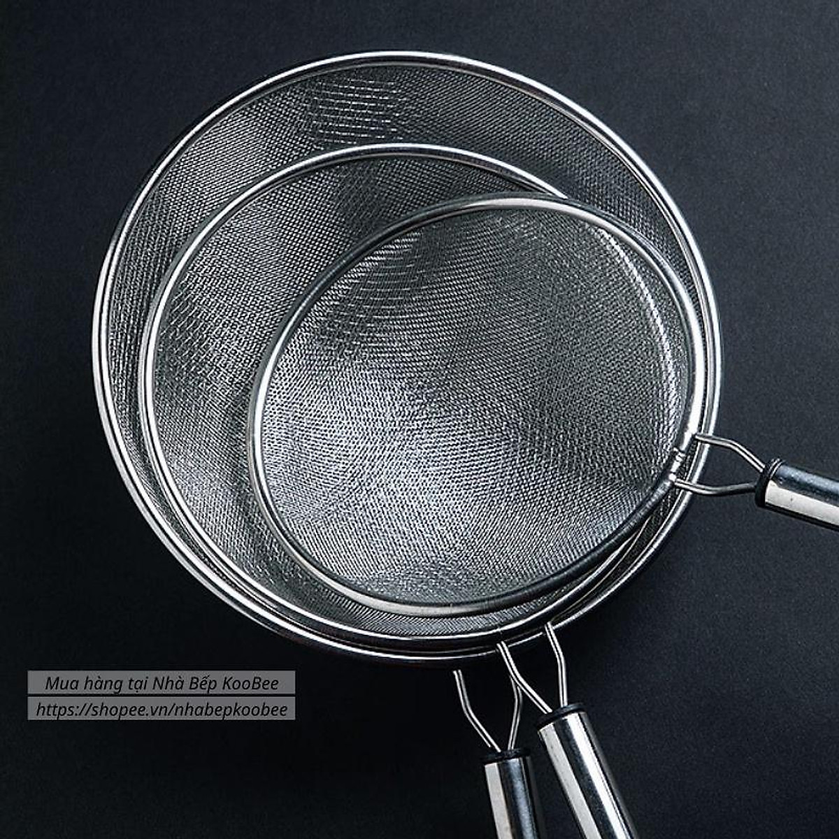 Rây lọc siêu mịn 2 lớp chất liệu Inox cao cấp KooBee - Rây lọc cháo ...