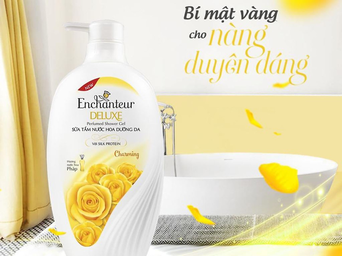 Sữa Tắm Nước Hoa Enchanteur Charming 650g