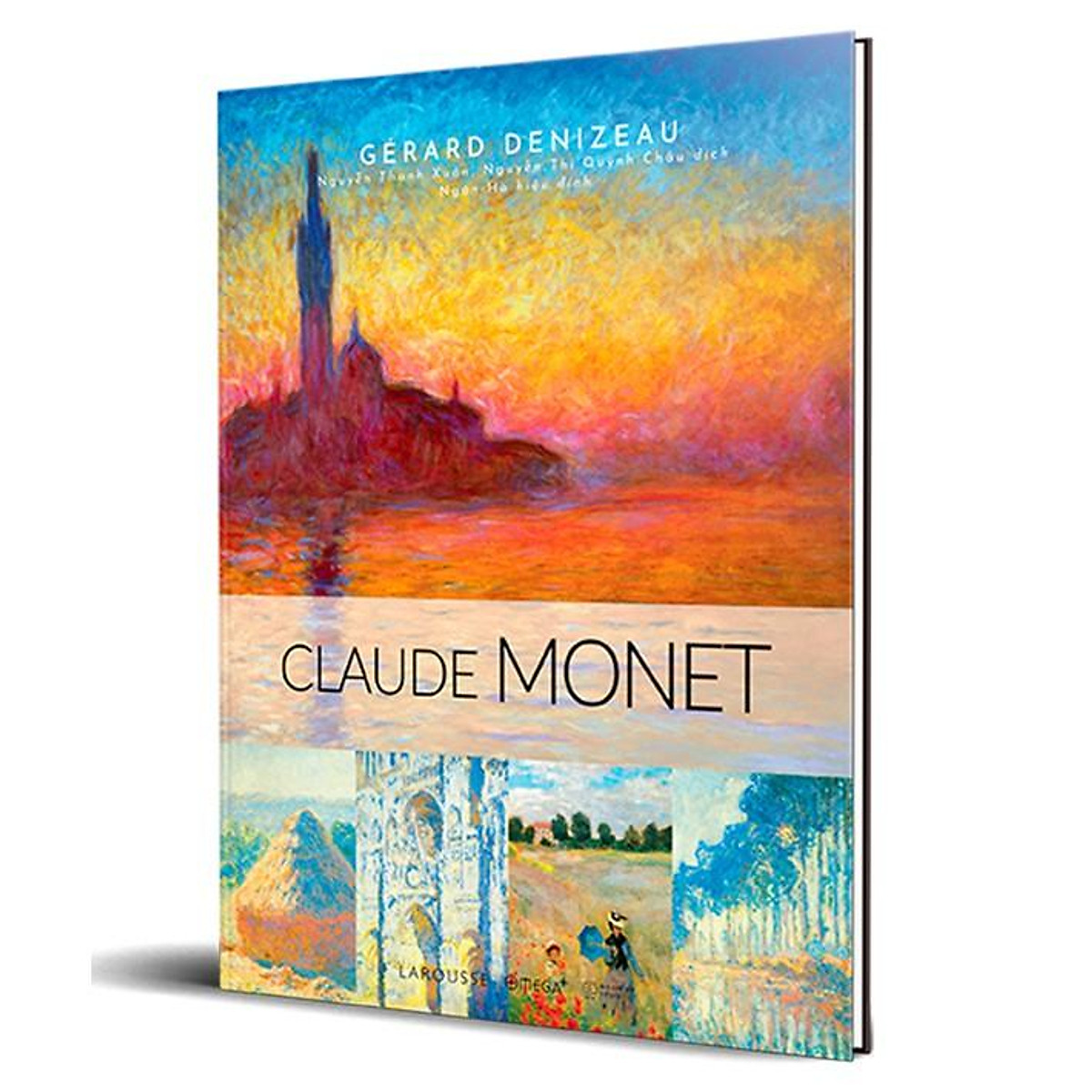 Sách - Sách Danh Họa Nổi Tiếng Larousse: Vincent Van Gogh + Claude Monet + Paul Gauguin