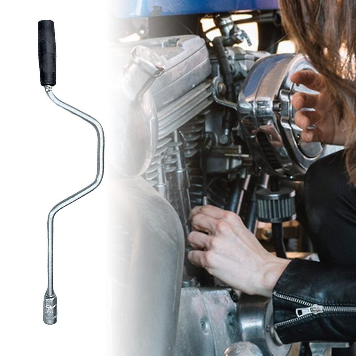 Jack Handle Crank Tool Lift Rod for SUV Car Jack Crank Lever Handle