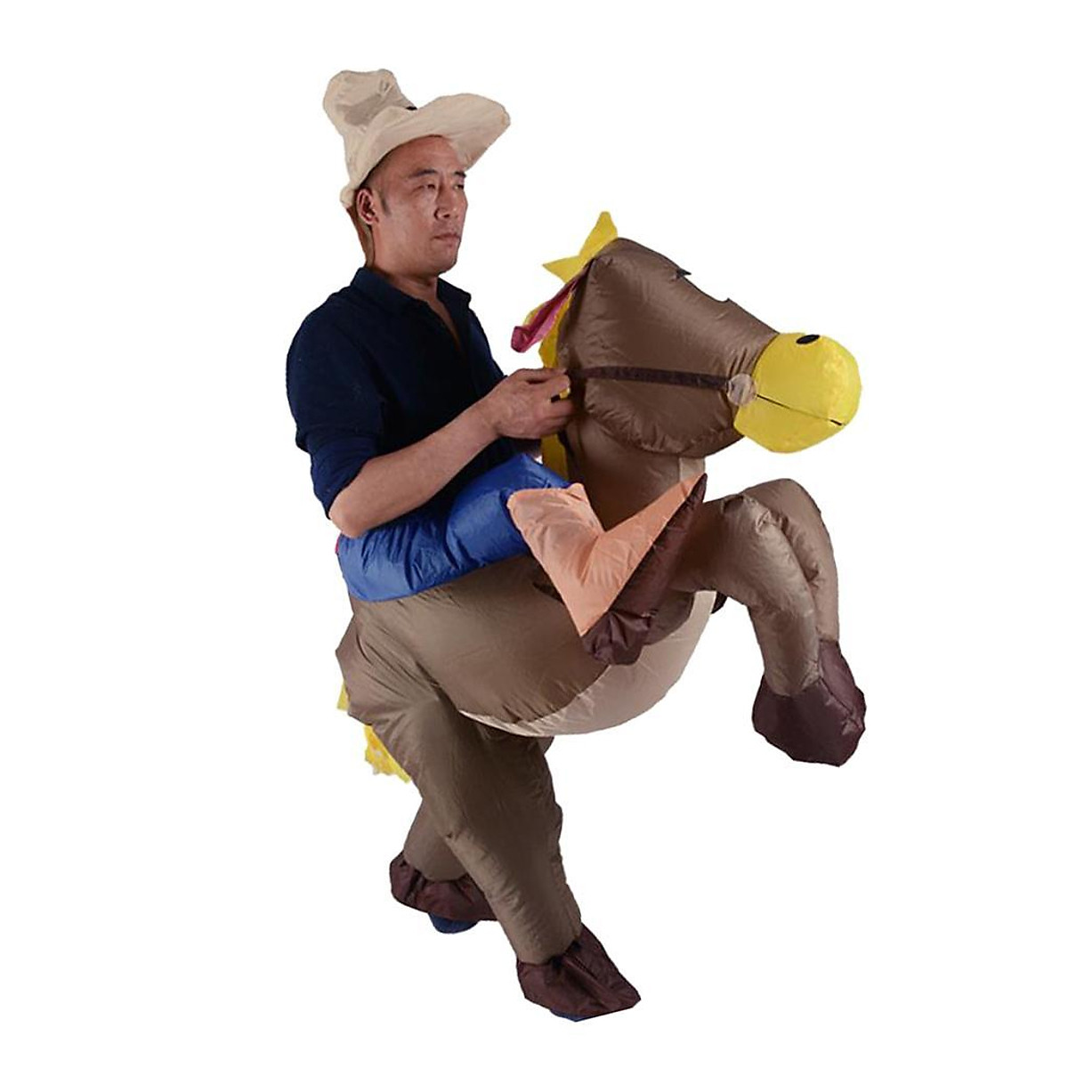 Mua Novelty Inflatable Donkey Costume Rider Outfit with Hat Fancy Dress