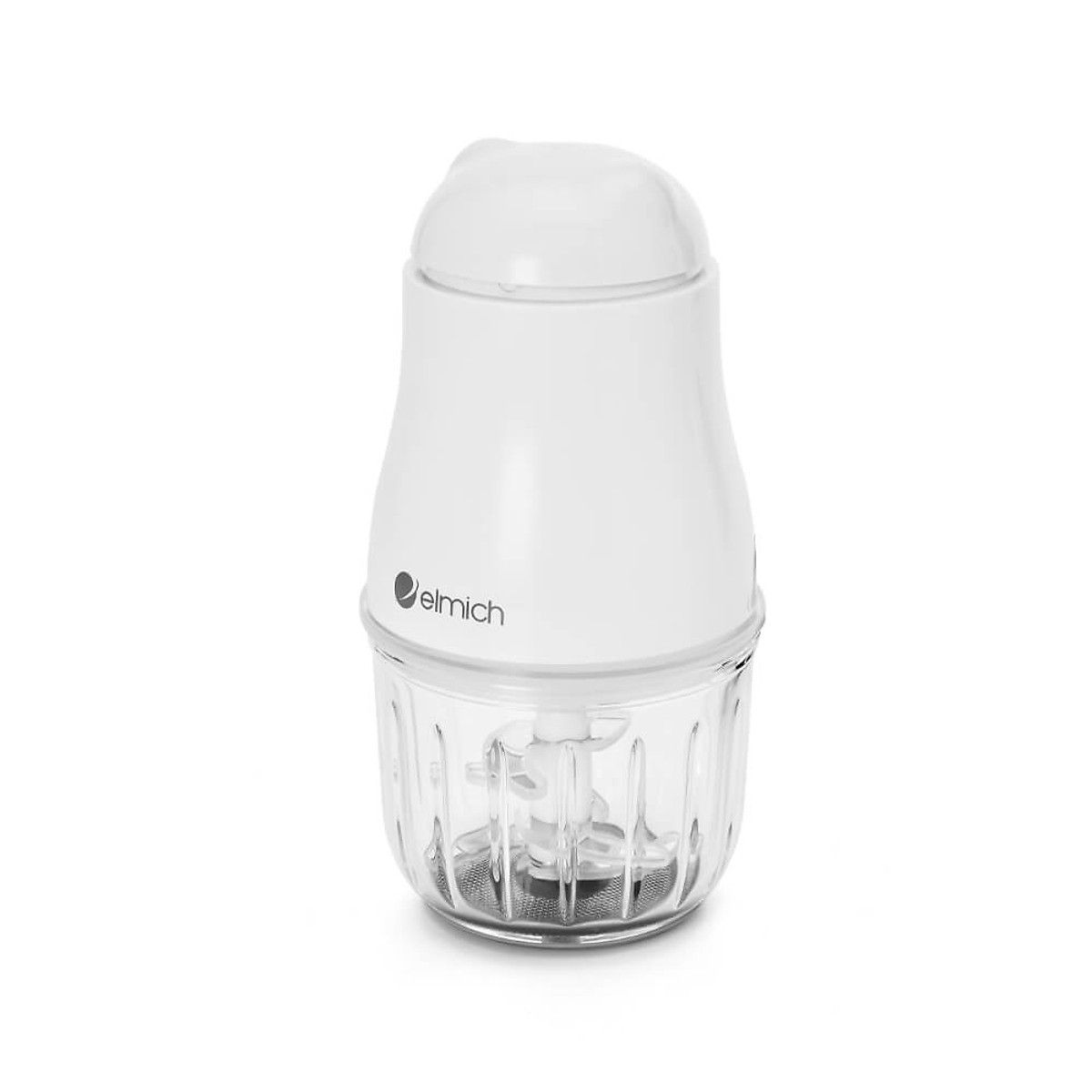 Máy xay thịt, xay thực phẩm cho bé Elmich CHE-8665, 6 lưỡi inox 304 xay nhanh, nhuyễn mịn, đảo trộn đồng đều các loại thực phẩm, an toàn tuyệt đối với trẻ nhỏ - Hàng chính hãng
