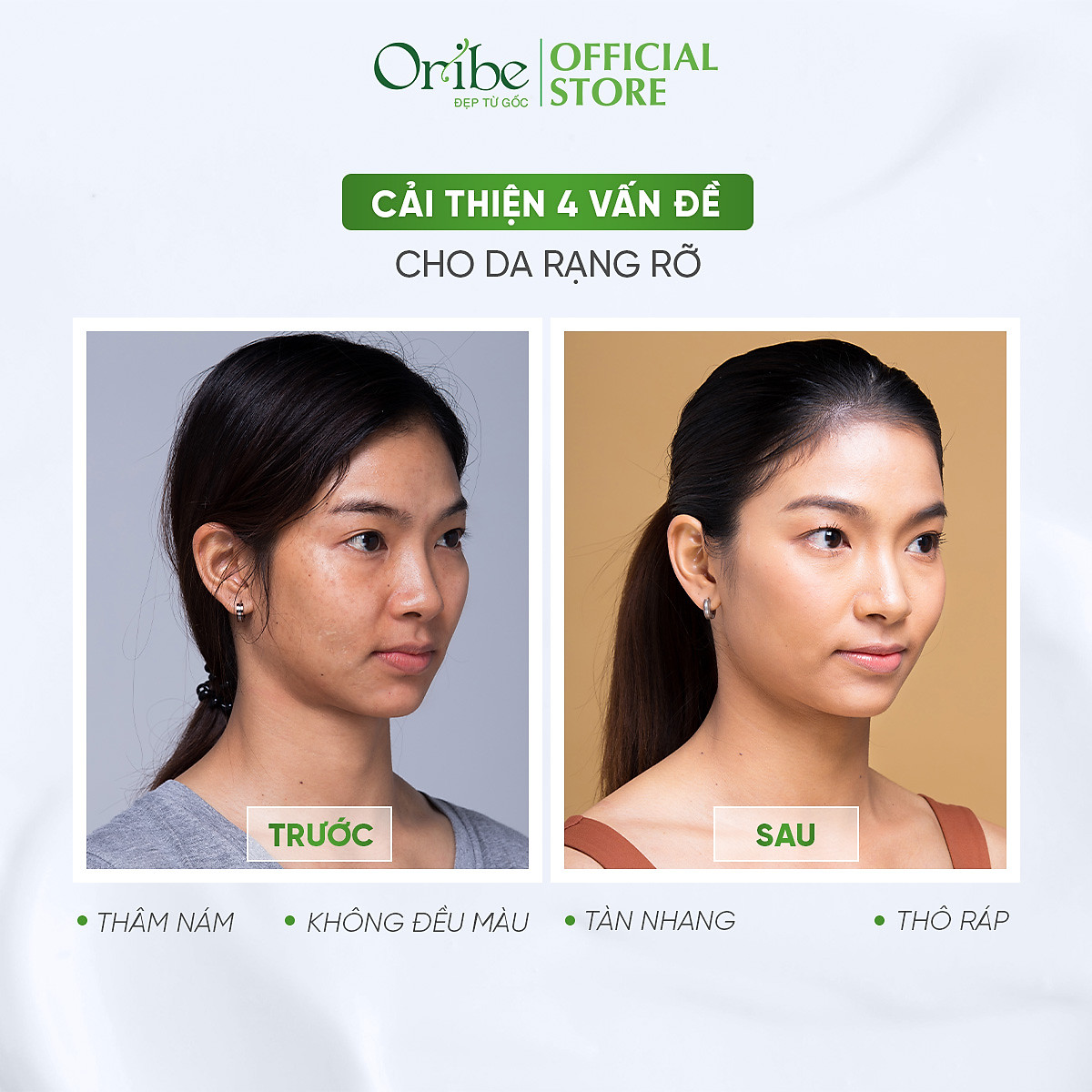 Kem Dưỡng Trắng Da Ban Đêm Oribe Dưỡng Ẩm Làm Mờ Thâm Nám 30g