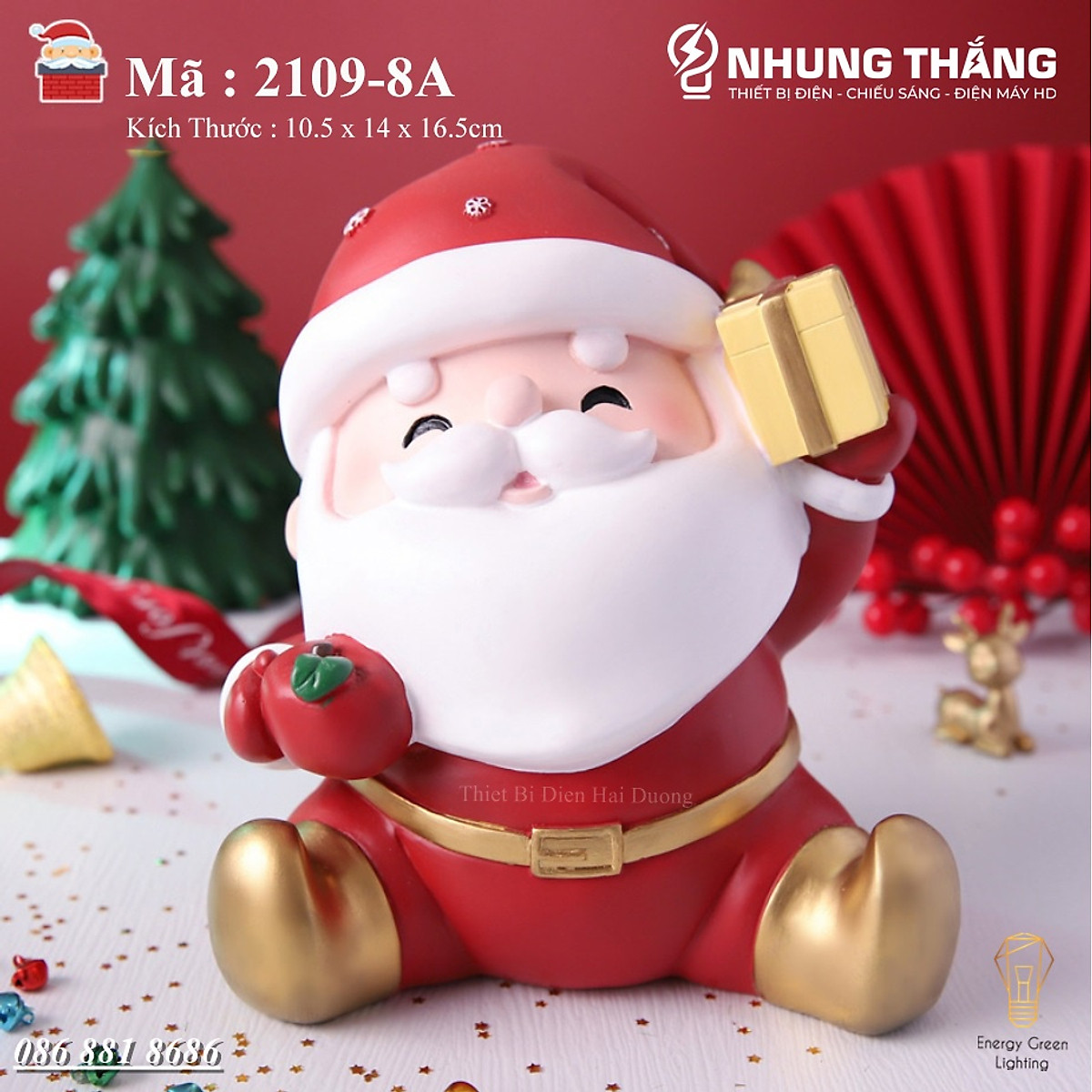 Quà Tặng Giáng Sinh - Mô Hình Ông Già Noel Cầm Hộp Quà Dễ Thương ...