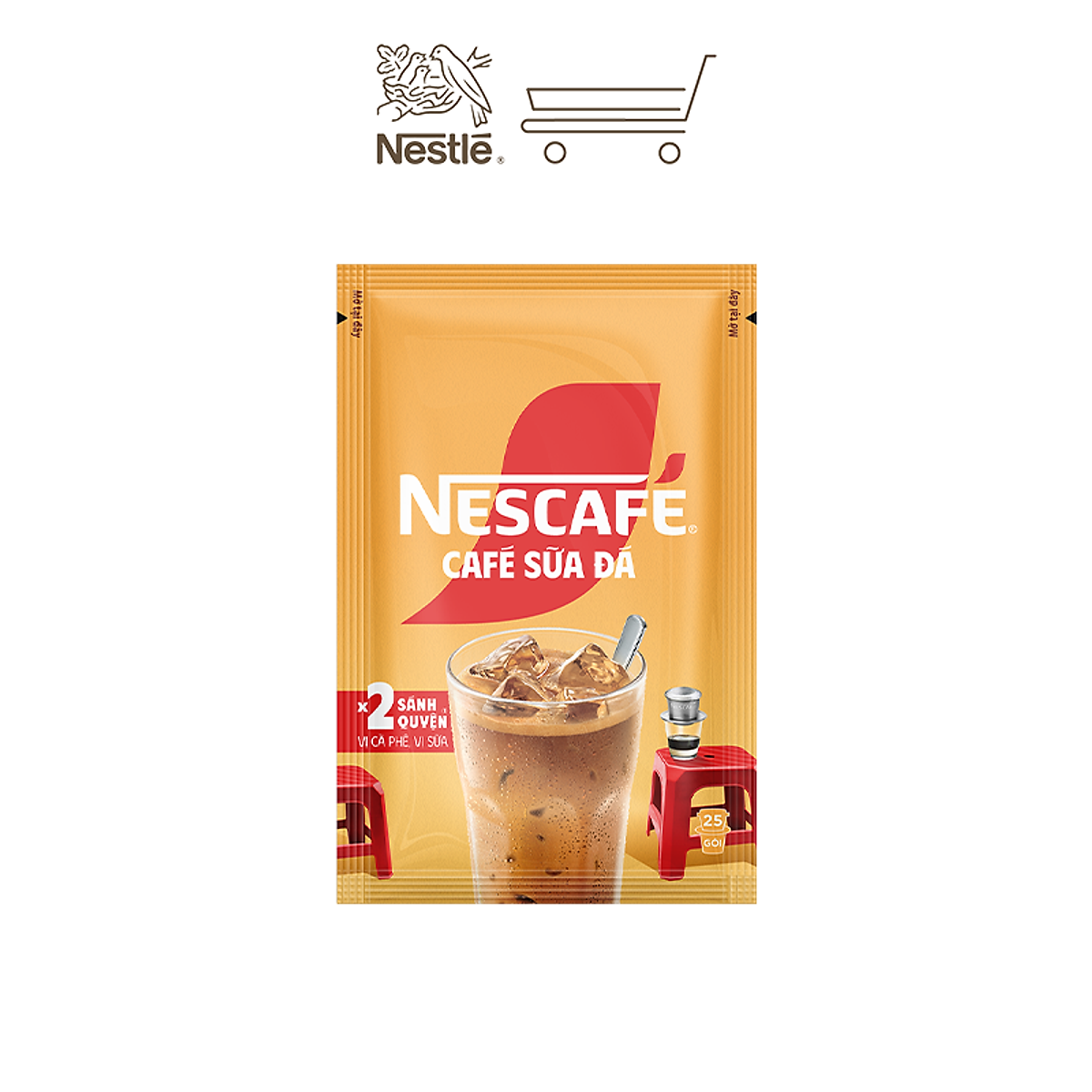 Combo 2 Hộp Cà Phê Sữa NESCAFE - Hộp 10 gói