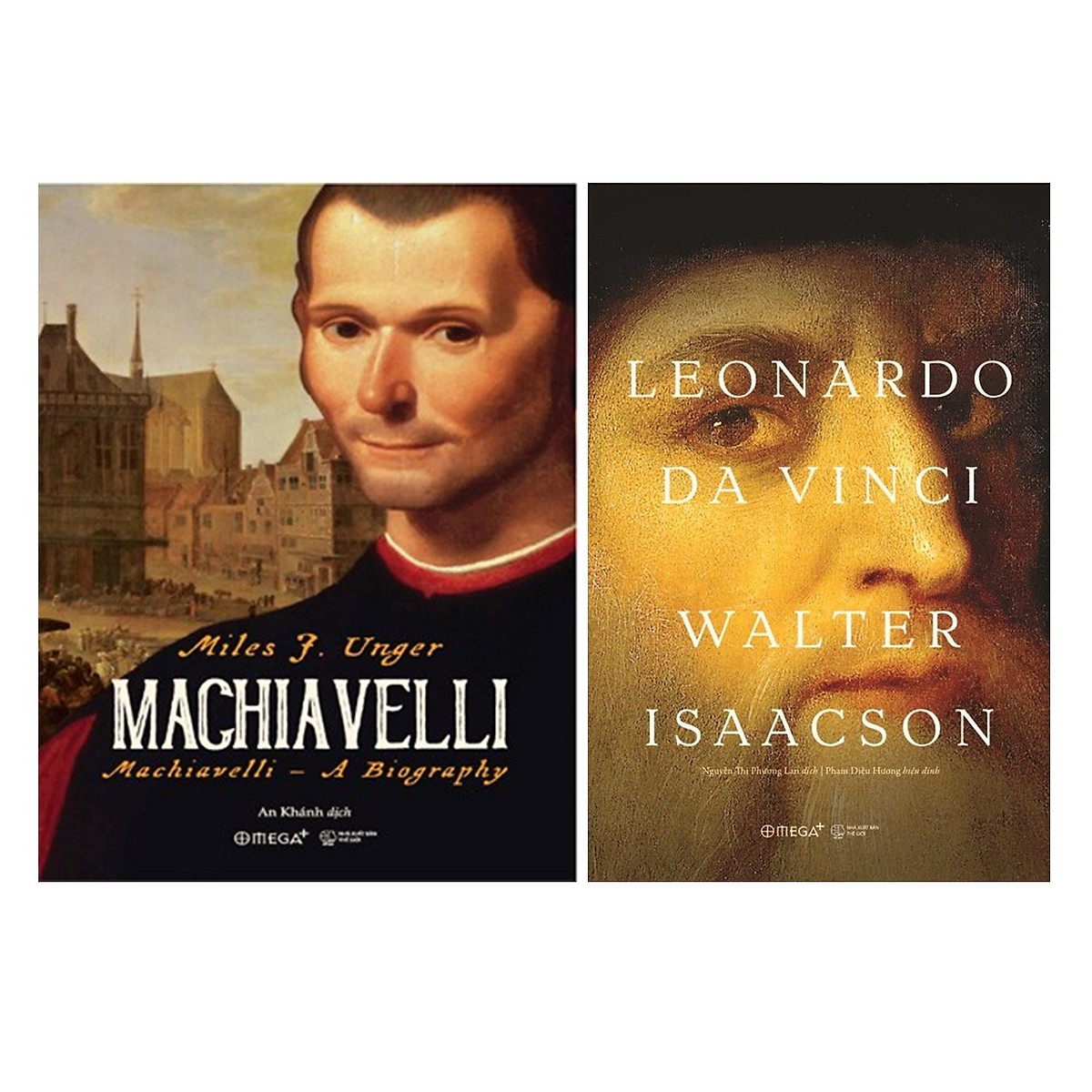 Combo Sách Danh Nhân Thế Giới: Machiavelli + Leonardo da Vinci Walter Isaacson
