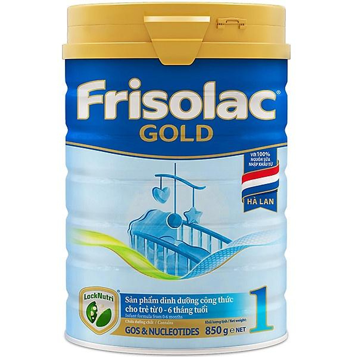 Combo 6 sữa Bột Frisolac Gold 1 850g Dành Cho Trẻ Từ 0 - 6 Tháng Tuổi