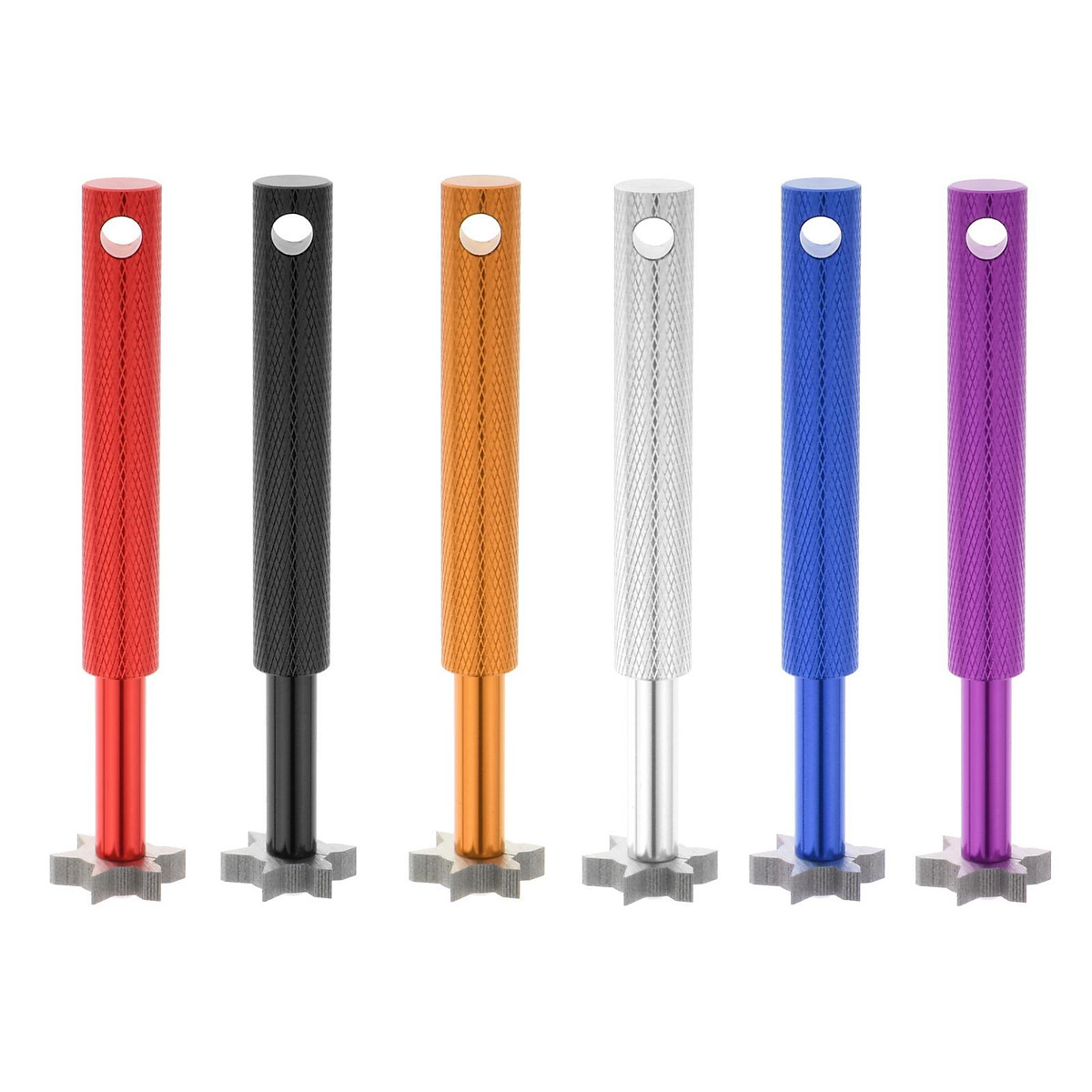 6 Heads 3U 3V Golf Club Groove Sharpener, Regrooving Tool & Cleaner