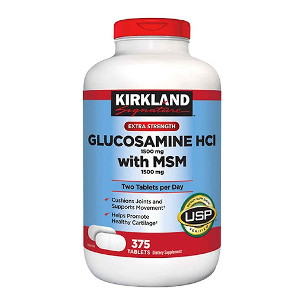 Glucosamine 1500mg Kirkland Signature Mỹ Giảm đau nhức xương khớp, tạo chất nhầy bôi trơn khớp, hỗ trợ vận động linh hoạt hiệu quả - OZ Slim Store