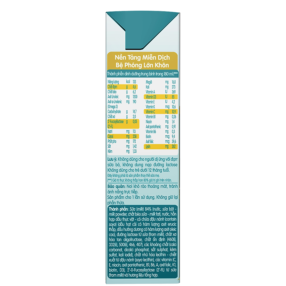 Thùng 24 hộp Sữa pha sẵn Nestlé NANGROW 180ml/hộp sữa mát công thức từ Thụy Sĩ 100% Canxi giúp bé cao lớn vượt trội 6(4 x 180ml) - (Bé từ 1 tuổi) Tặng Chảo chống dính Elmich