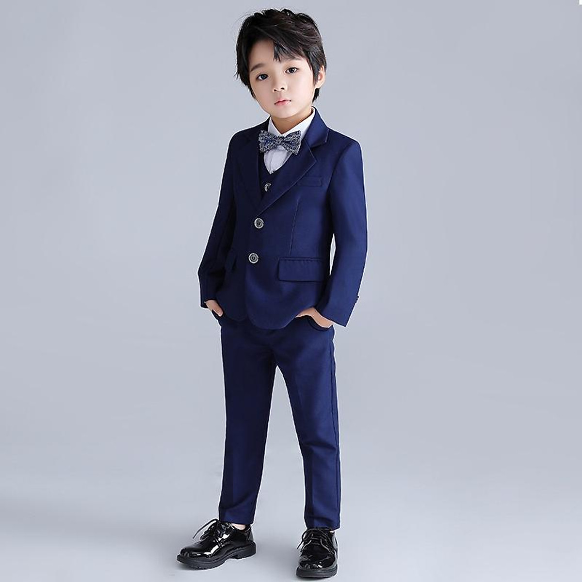 Set Bộ Vest Bé Trai Kèm Cavat SE85
