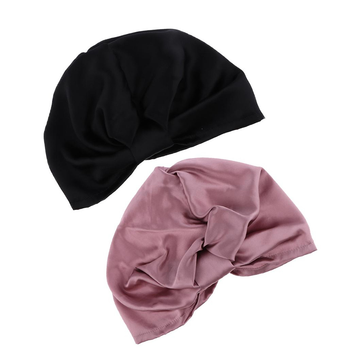 2x Women Lady Pure Silk Cap Hair Styling Hair Bonnet Head Cover Hats New 2x Women Lady Pure Silk Cap Hair Styling Hair Bonnet Head Cover Hats New