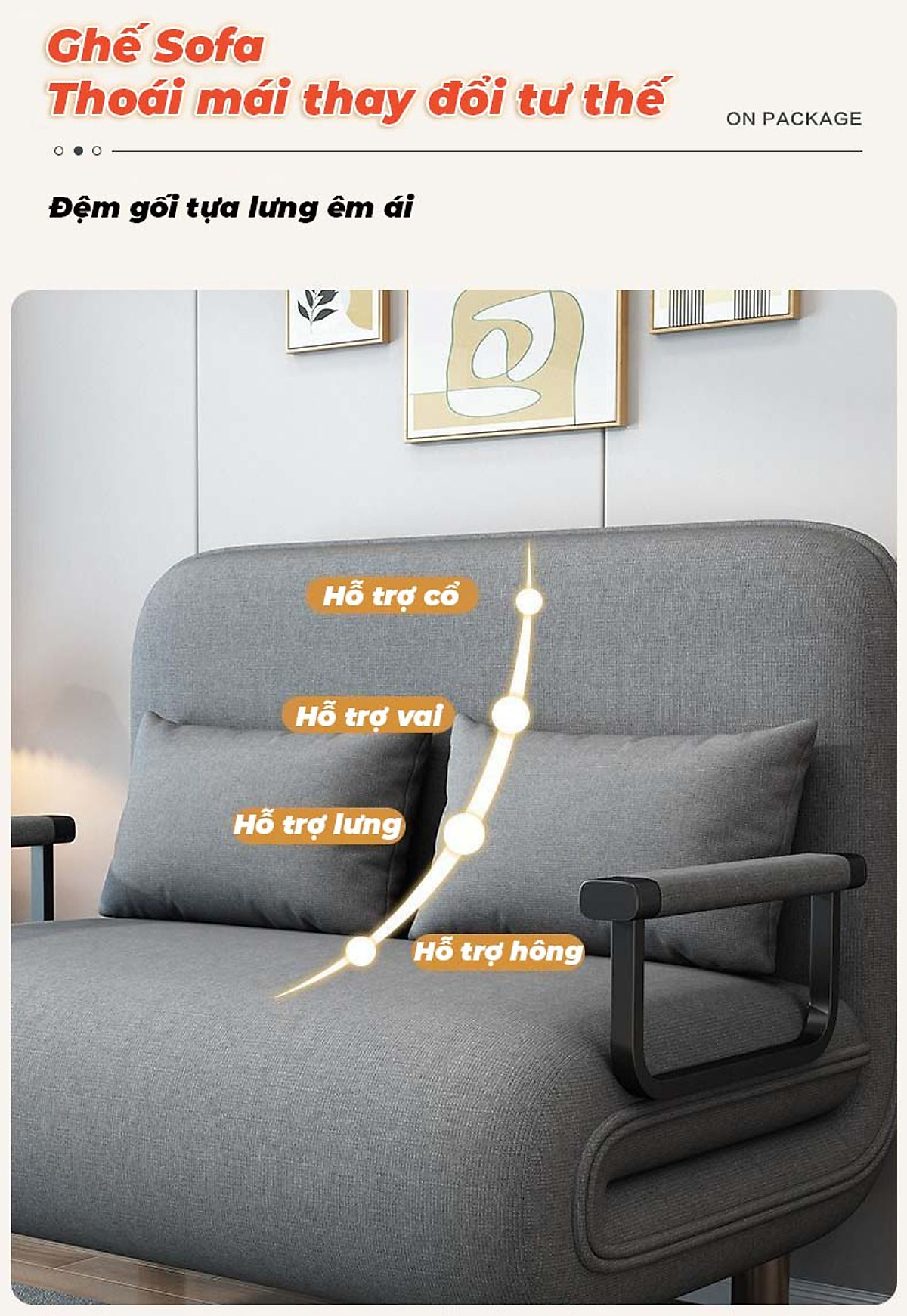 Giường Ghế Sofa Gấp Gọn (TẶNG KÈM 1 GỐI) Cho Văn Phòng, Nhà Khách Chính Hãng NIKITA