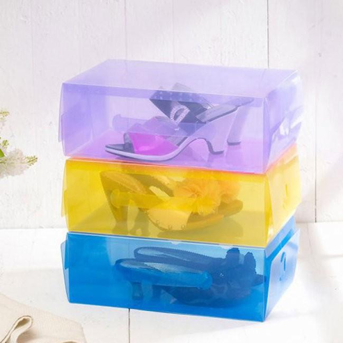 Combo 30 hộp đựng giày trong suốt