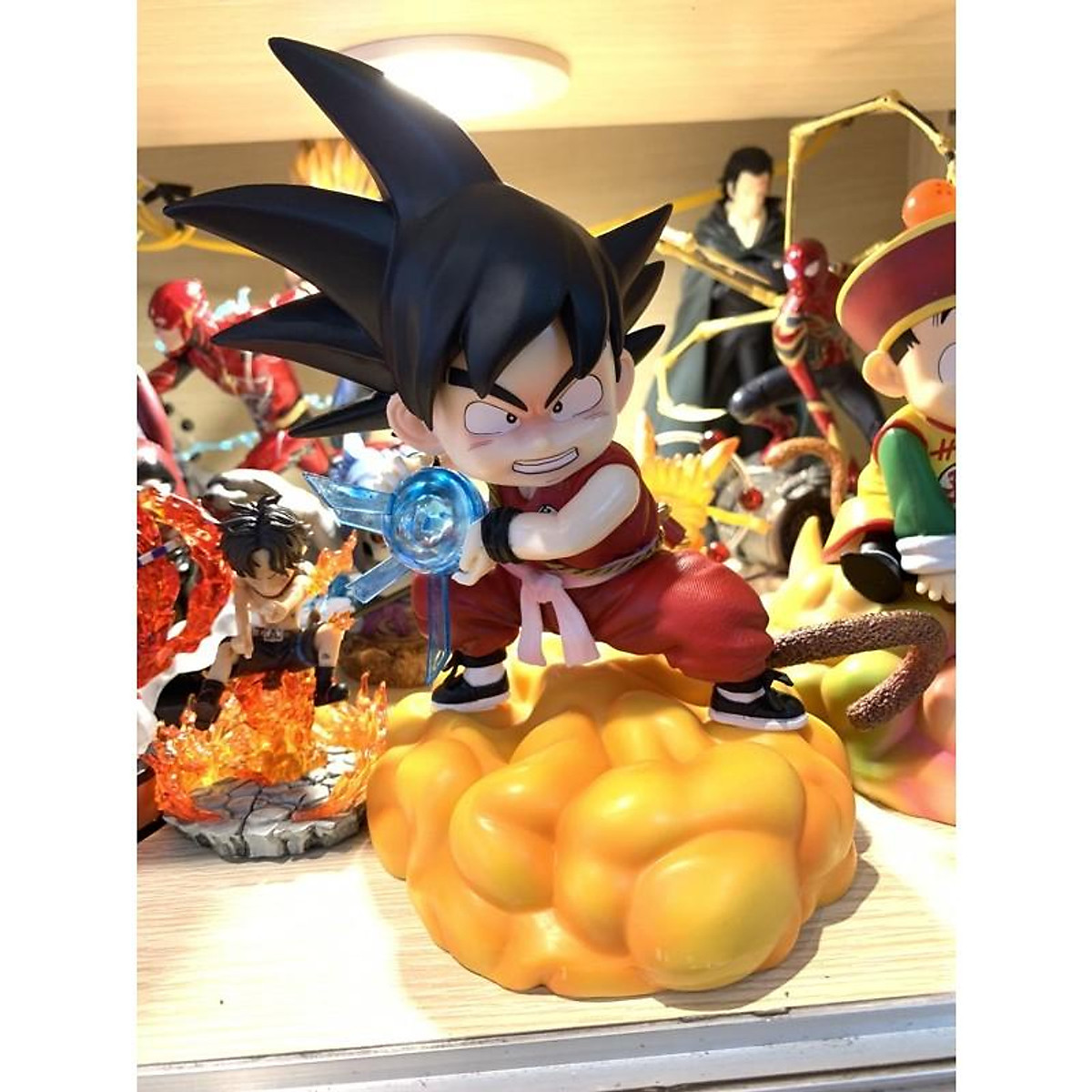 Mô Hình Figure Dragon Ball 7 Viên Ngọc Rồng Songoku Cưỡi Mấy Chất Lượng Cao  | Phú Cường Rc | Tiki