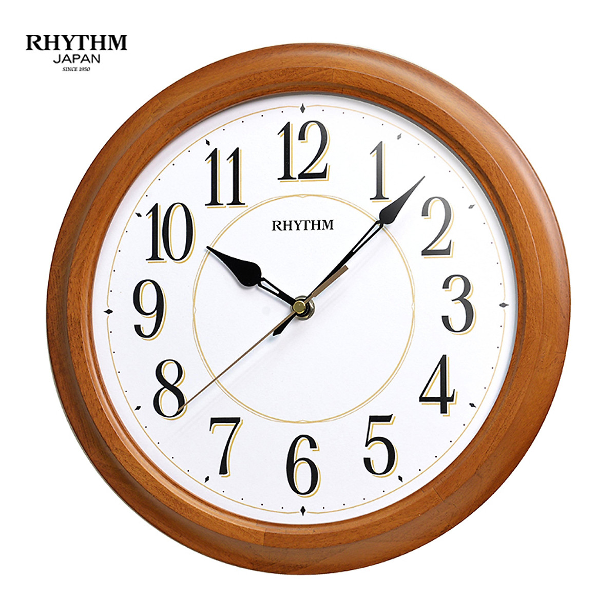 Đồng hồ treo tường RHYTHM (Wooden Wall Clocks) CMG131NR07 (Kích ...