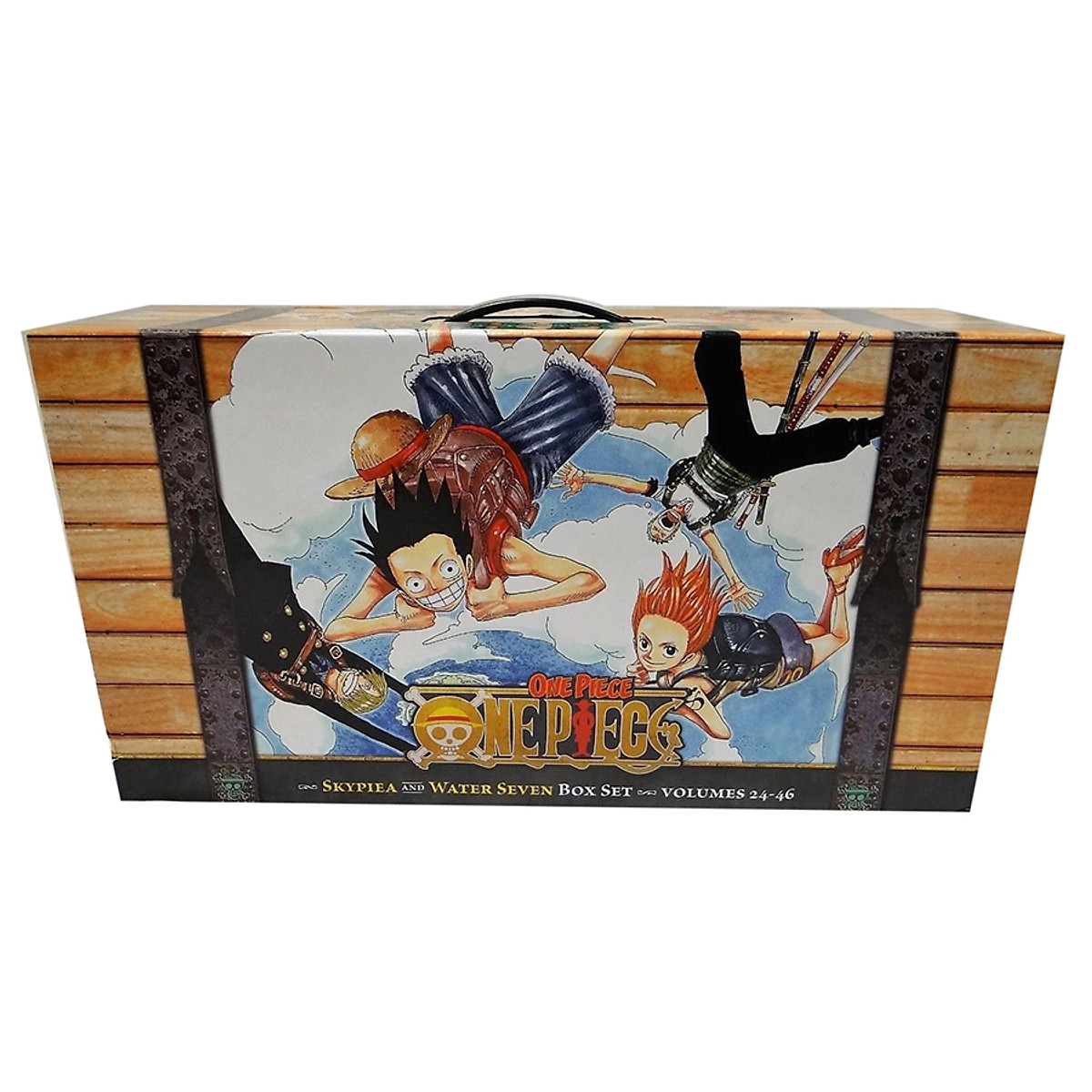 [Hàng thanh lý miễn đổi trả] One Piece Box Set 2: Skypeia And Water Seven, Volumes 24-46 With Premium - Tiếng Anh