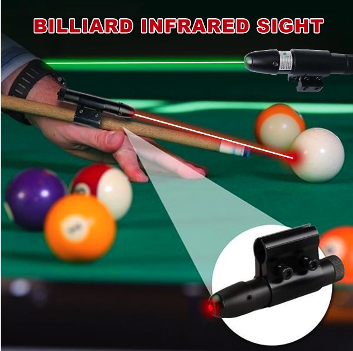 Dụng cụ Học Bida laser, Billiards laser - Phụ kiện bida khác