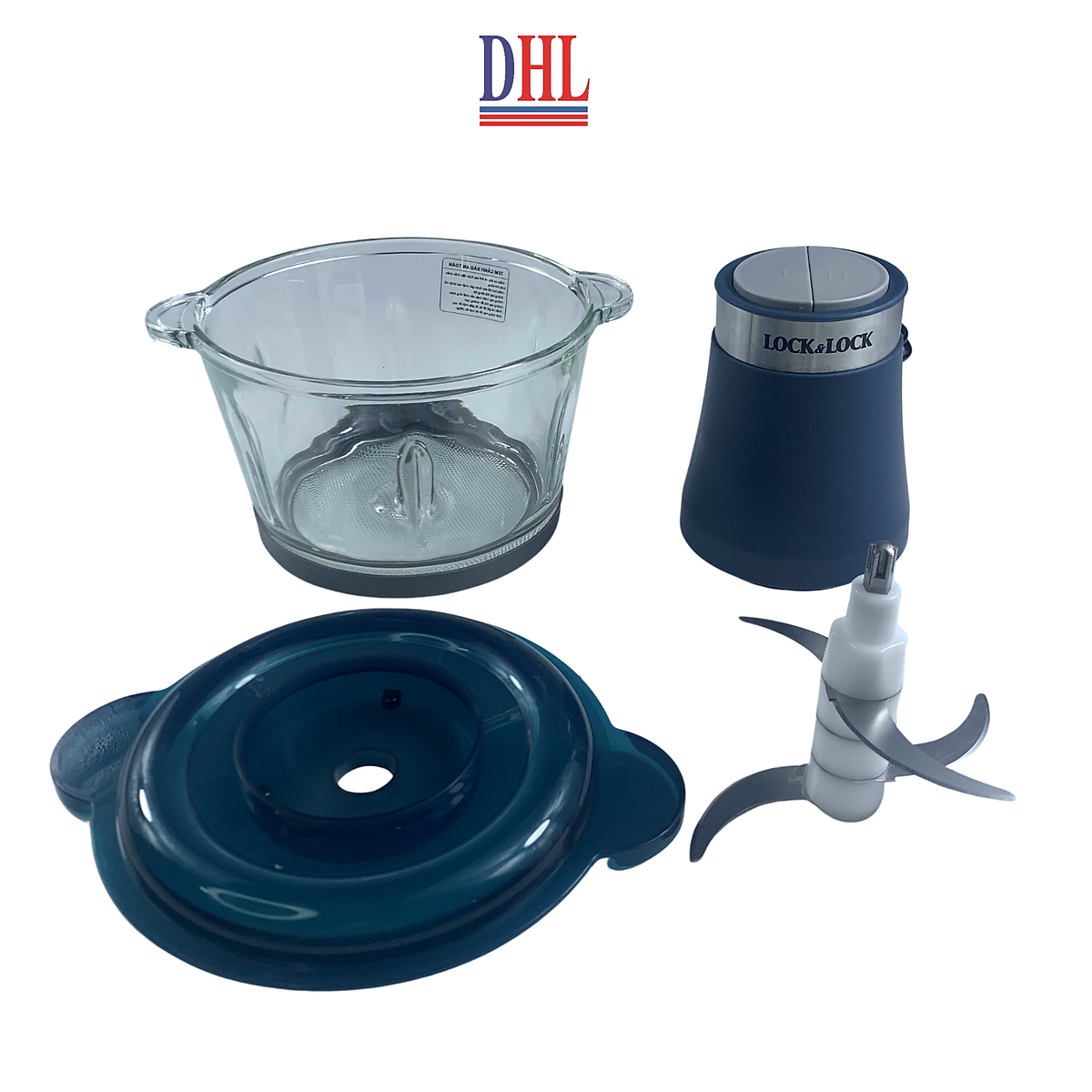 Máy Xay Thịt Lock&Lock EJM178BKC 2L Cối Thủy Tinh Cao Cấp, mẫu mới 2023 hàng chính hãng