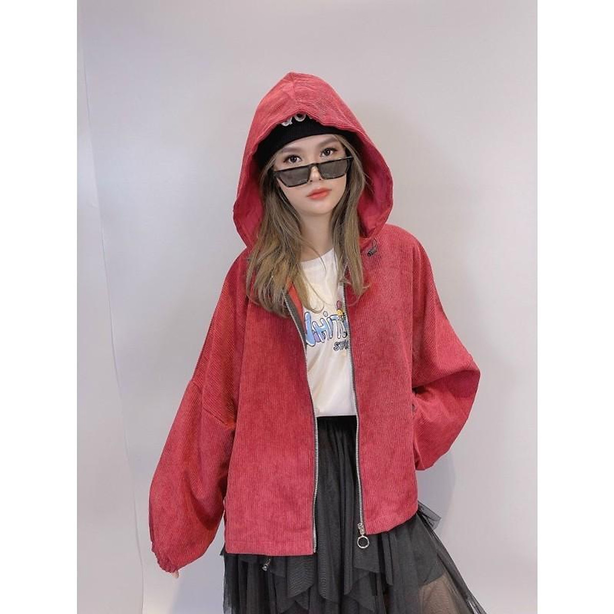 Mua Áo Khoác Nhung Gân Tăm Tay Bồng Form Rộng Nam Nữ - Liph Store - Đỏ,Freesize dưới 75kg tại thoitrangtp Mua Áo Khoác Nhung Gân Tăm Tay Bồng Form Rộng Nam Nữ - Liph Store - Đỏ,Freesize Dưới 75Kg Tại Thoitrangtp