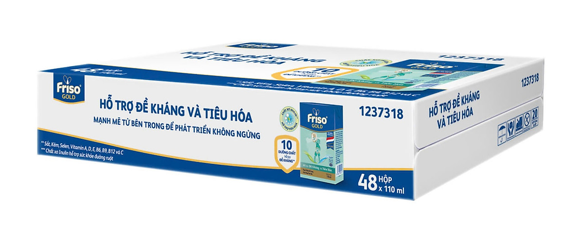 Thùng 48 Hộp Sữa Bột Pha Sẵn Friso Gold Rtd Vani (48 Hộp X 110ml)