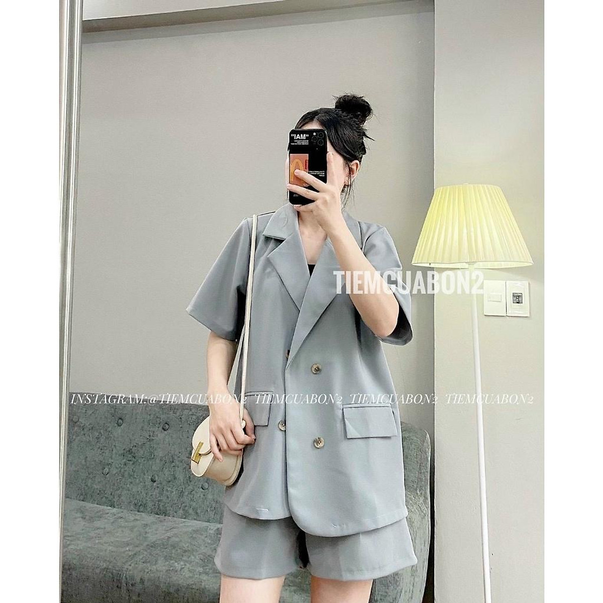 Mua Set Vest Nữ Cao Cấp Công Sở  Vest Kiểu Hàng Quốc V29  Xanh Ngọc  S