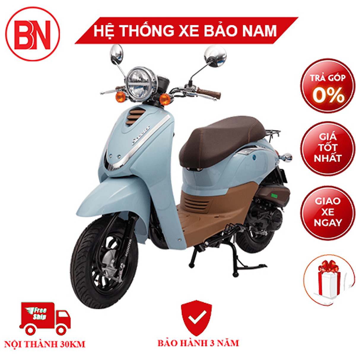 Xe ga 50cc Scoopy Today FI không cần bằng lái 2019