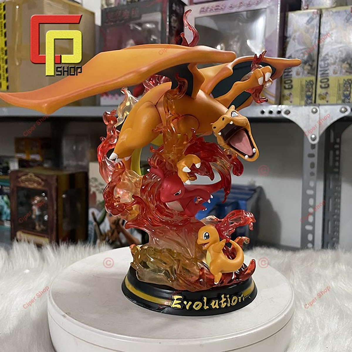 Mô hình Pokemon  Mô hình Lizardon Lizardo Hitokage tiến hóa 26cm PK059   MixASale