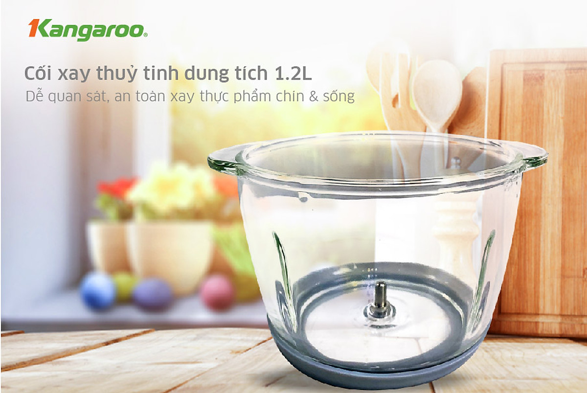 Máy xay thịt Kangaroo KG12T (1.2 Lít) - Hàng chính hãng