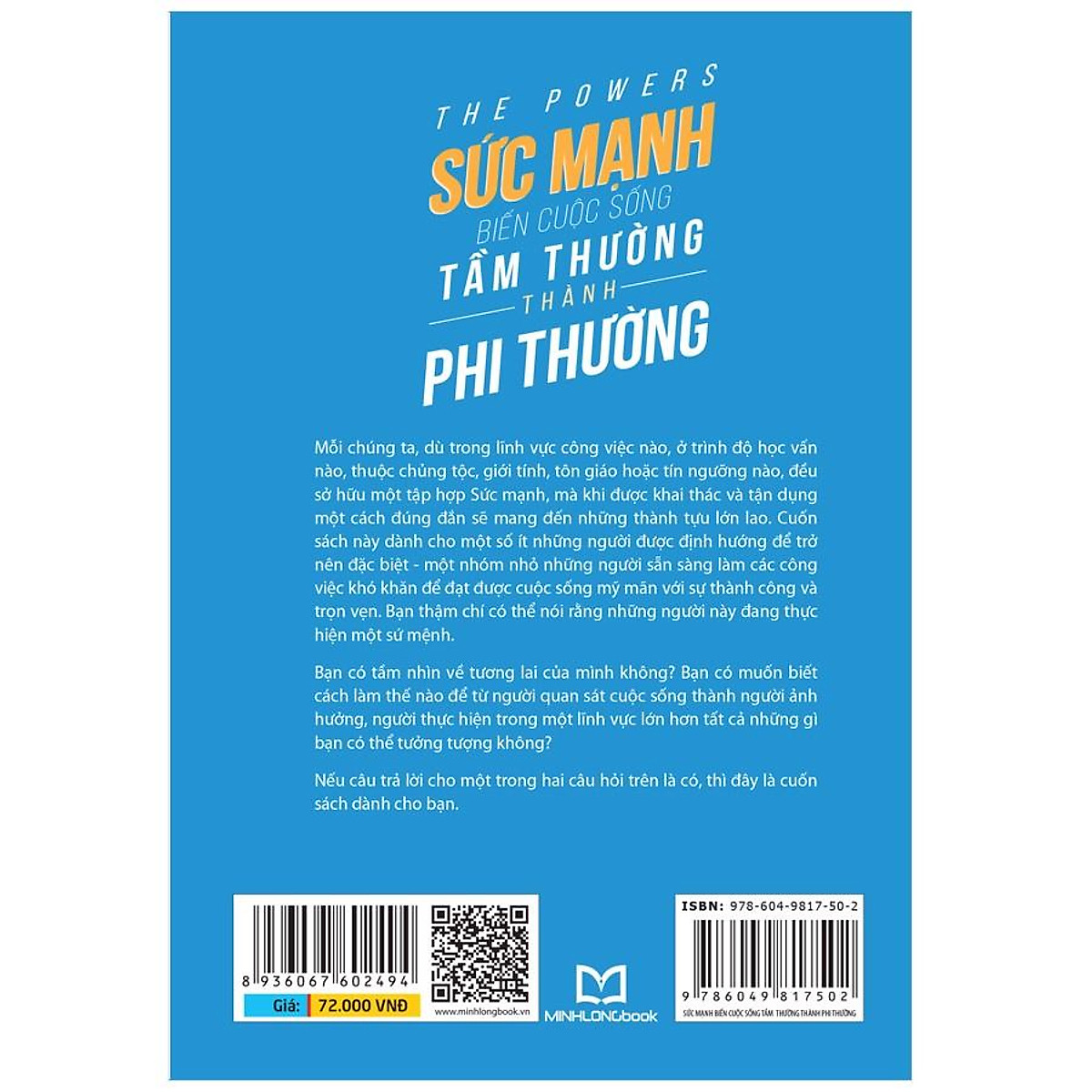 Sách: Sức Mạnh Biến Cuộc Sống Tầm Thường Thành Phi Thường - TSKN