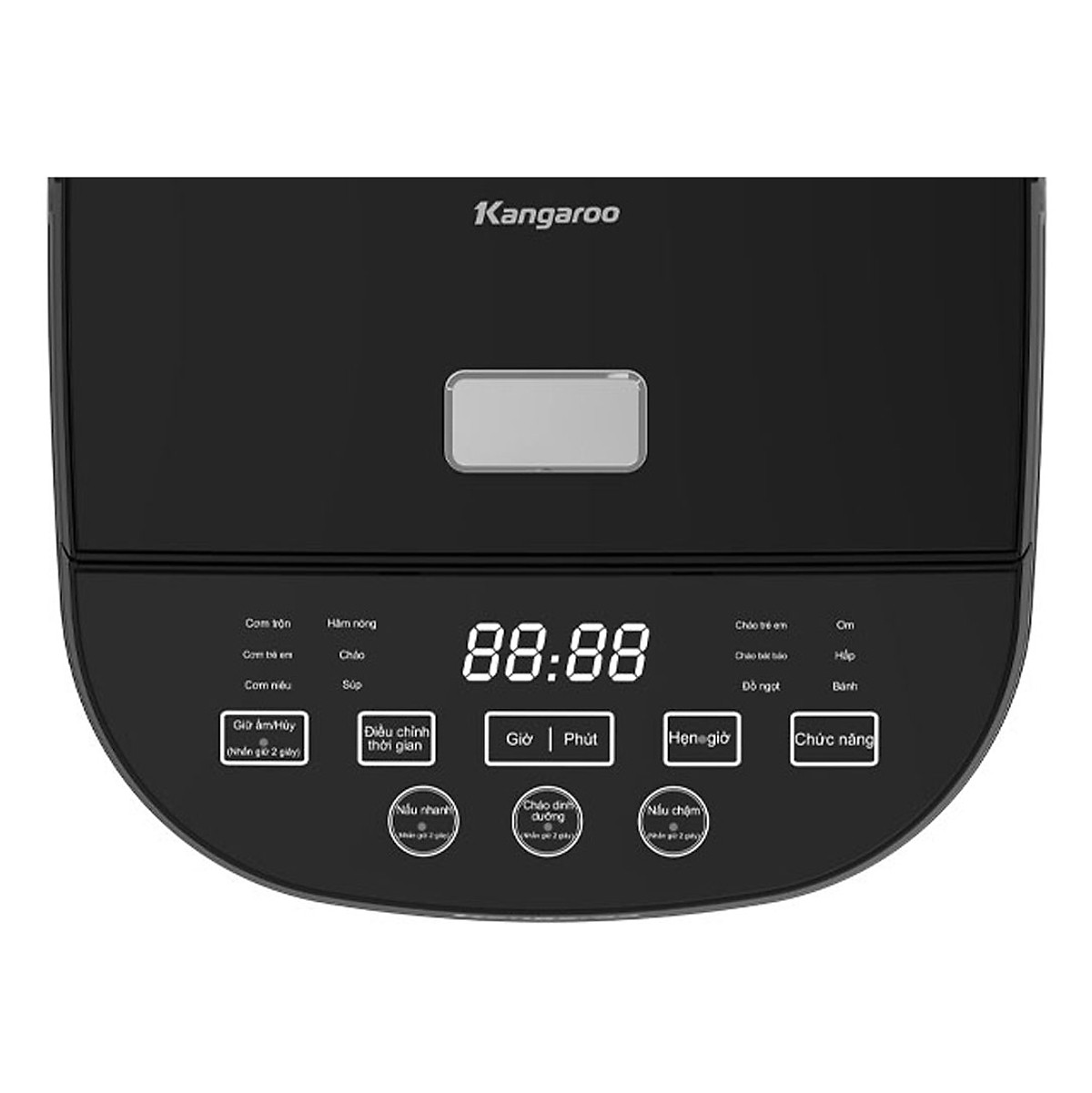 Nồi cơm điện cao tần Kangaroo, model KGR18IH3, dung tích 1,8L, công nghệ gia nhiệt cao tần IH hiện đại, 12 chức năng nấu đa dạng - Hàng chính hãng