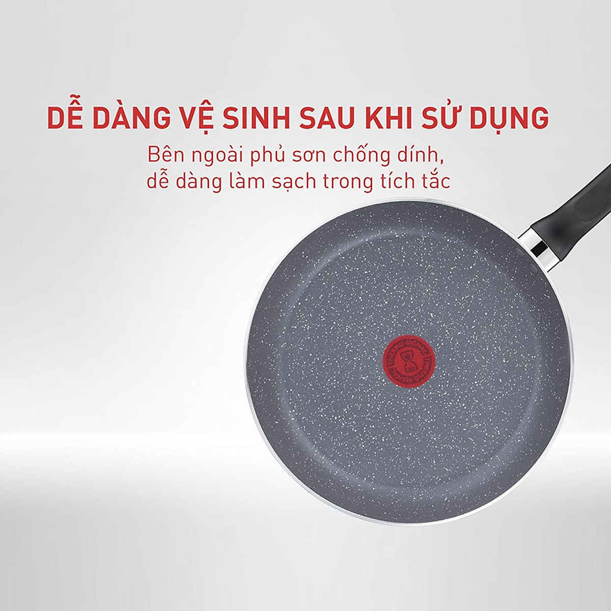 Chảo sâu lòng chống dính Tefal Natura 28cm, dùng cho bếp gas và hồng ngoại- Hàng chính hãng