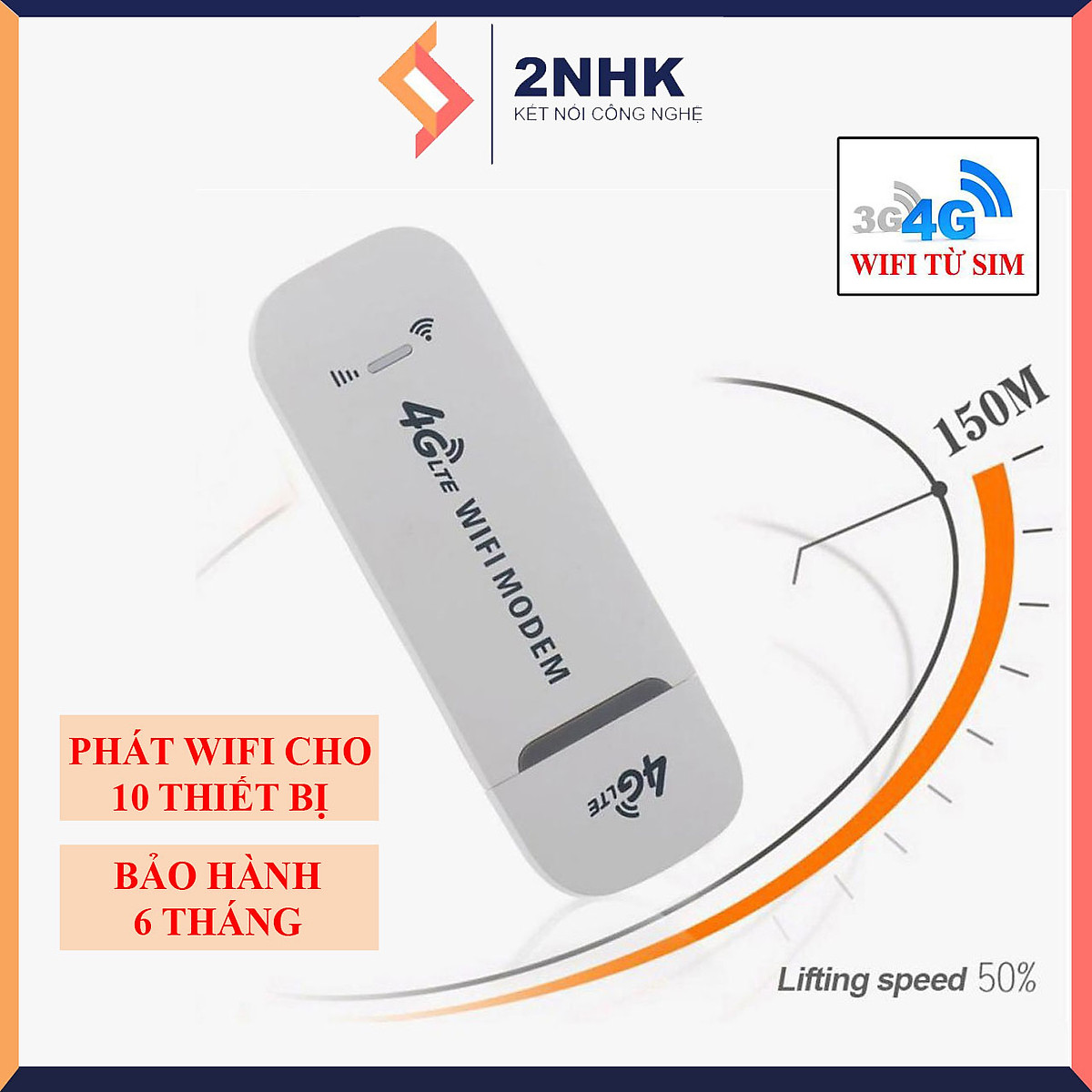 Cục phát wifi từ sim 3G, 4G USB Modem ,USB phát Wifi 4G LTE từ Sim 4G, Dcom phát wifi tốc độ cao, phủ sóng rộng- Hàng Nhập Khẩu
