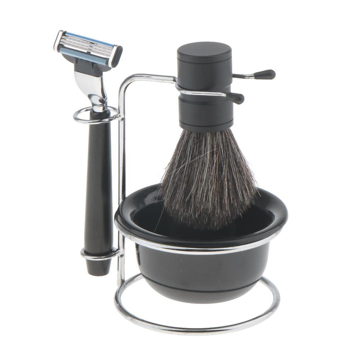 Mua 4 in 1 Men's Shaving Grooming Set Bristle Hair Brush Holder Stand Soap Bowl Mug Men Facial Cleaning Tool tại Magideal Mua 4 in 1 Men's Shaving Grooming Set Bristle Hair Brush Holder Stand Soap Bowl Mug Men Facial Cleaning Tool tại Magideal
