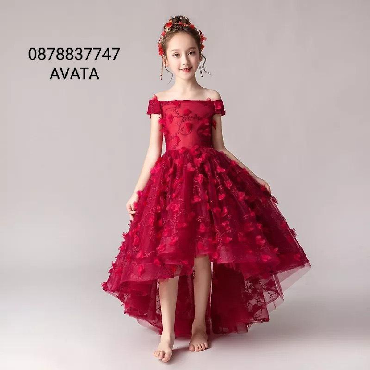 đầm công chúa bé gái váy trẻ em siêu xinh giá rẻ mã 060 - Đầm bé gái