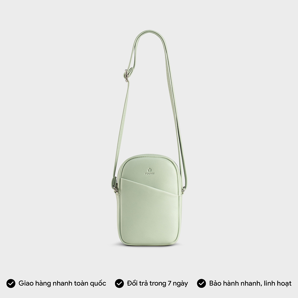 Túi đeo chéo da nữ mini thanh lịch trẻ trung YUUMY Seasand YN237