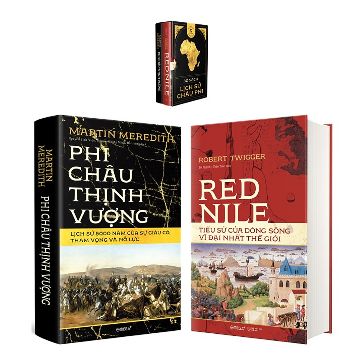 Bộ Sách Lịch Sử Châu Phi: Red Nile - Tiểu Sử Của Dòng Sông Vĩ Đại Nhất Thế Giới + Phi Châu Thịnh Vượng - Lịch Sử 5000 Năm Của Sự Giàu Có, Tham Vọng Và Nỗ Lực (Tặng Kèm Boxset)