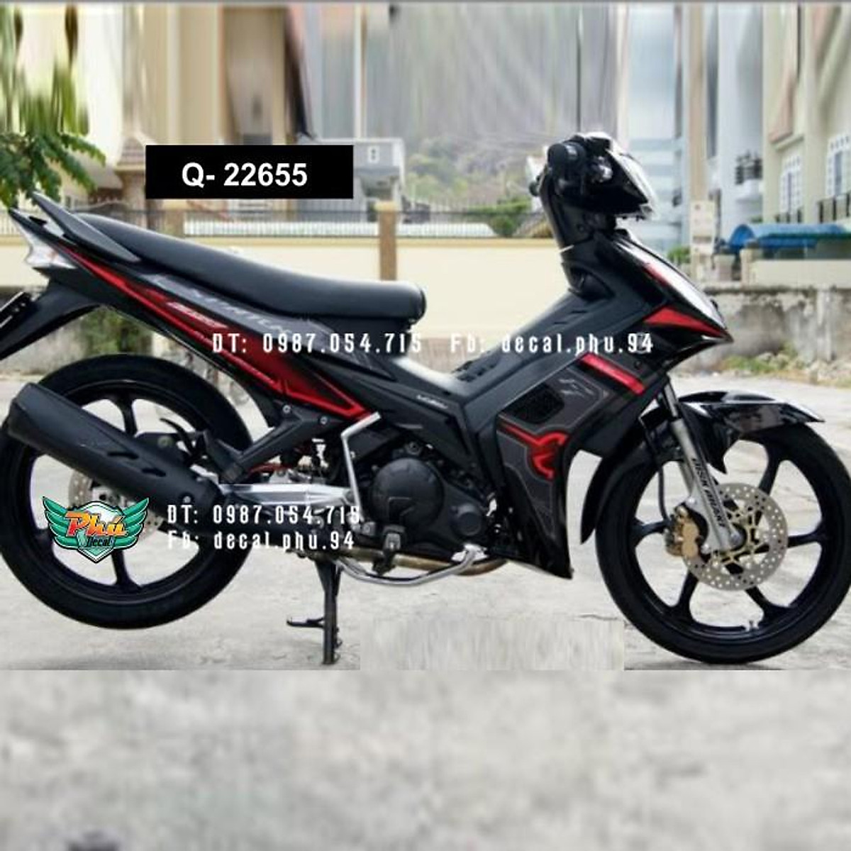 Tem rời ex 2010 spark thái xám đỏ đen  Lazadavn