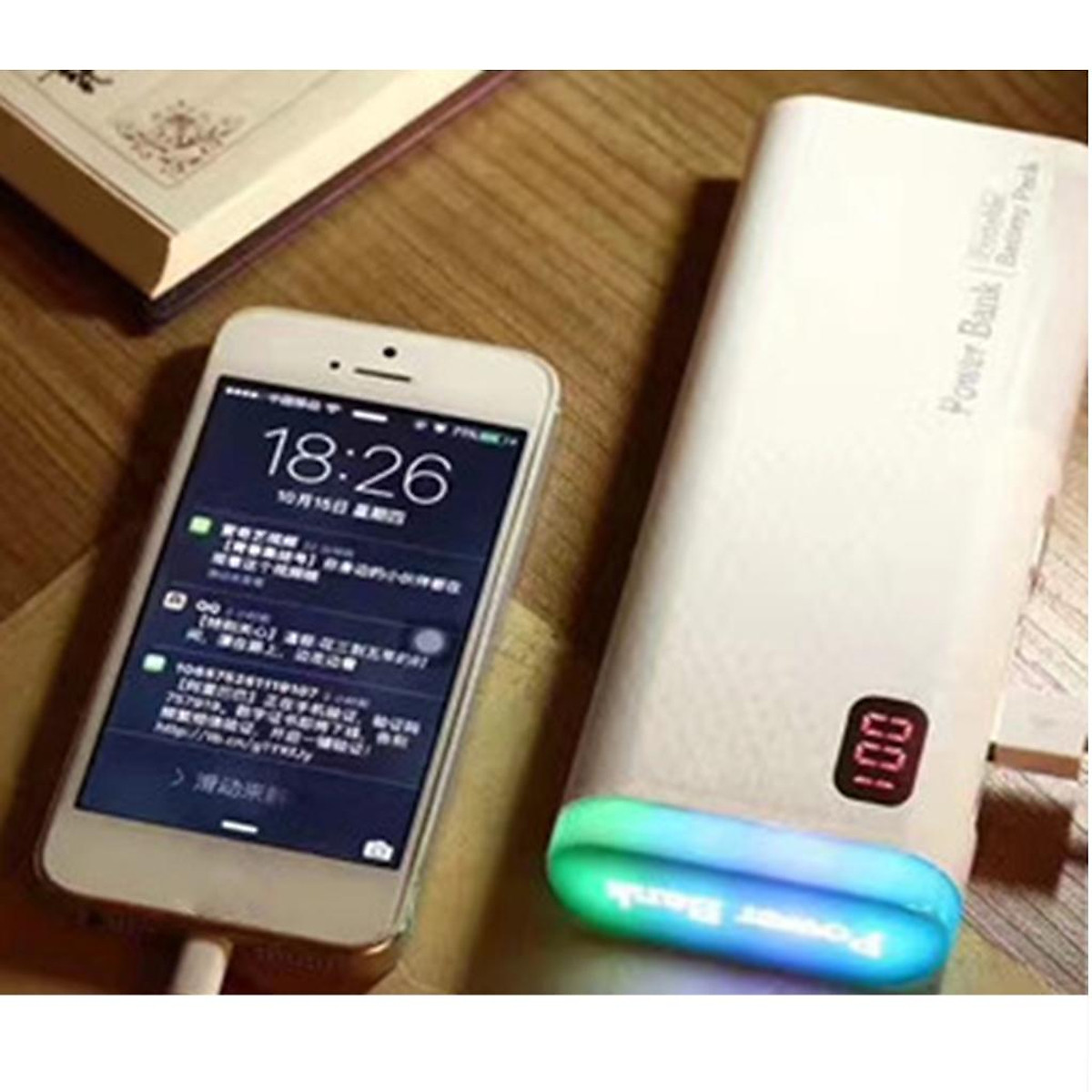 Mini USB Power Bank Case 4x18650 Silver DIY Charger Kit